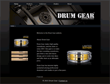 Tablet Screenshot of drumgear.dk